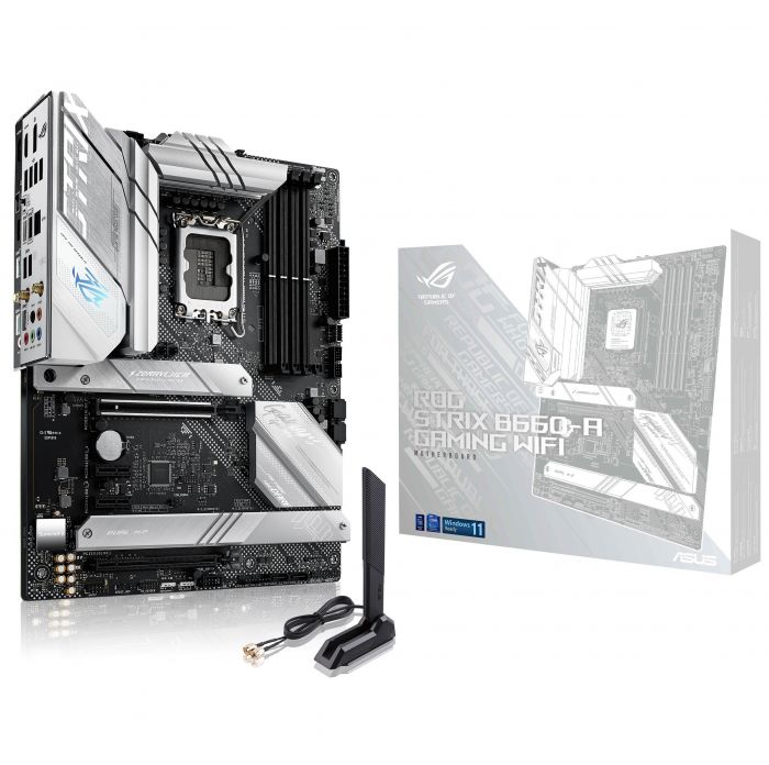Материнcька плата ASUS STRIX B660-A GAMING WIFI s1700 B660 4xDDR5 M.2 HDMI-DP Wi-Fi BT ATX