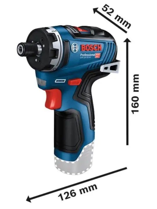 Шуруповерт-дриль Bosch GSR 12V-35 HX, 12В, 20/35Нм, 0.57 кг