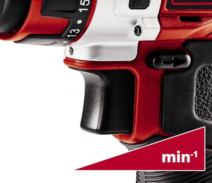 Шуруповерт-дриль Einhell TE-CD 12/1 X-Li, 12В, 2 Аг, 0-400/01400 об/хв, 0.8-10мм, 1.16 кг
