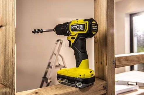 Ryobi Шуруповерт-дриль ONE+ RDD18C-1C20SJ, 18В, безщіткова, 54Нм, 1х2Ач+сумка