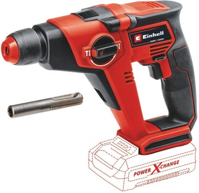 Перфоратор Einhell TE-HD 18/12 Li-Solo, PXC, акум., SDS+, 1.3Дж, 1.7кг, (без АКБ та ЗП)
