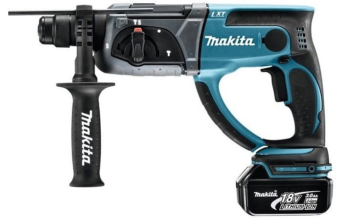 Перфоратор Makita DHR202RX4 акумуляторний, SDS+, 2Дж, LXT 18, 3 Ач