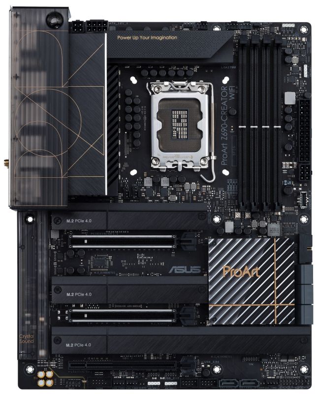 Материнcька плата ASUS PROART Z690-CREATOR WIFI s1700 Z690 4xDDR5 M.2 HDMI-DP Wi-Fi BT ATX