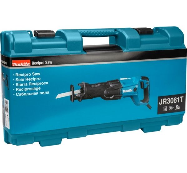 Пилка сабельна Makita JR3061T, 1250Вт, 32мм, 0-3000 об/хв, 3.3кг