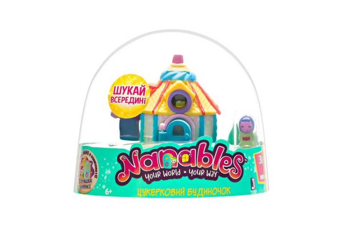 Ігрова фігурка Jazwares Nanables Small House Містечко солодощів, Цукерковий будиночок