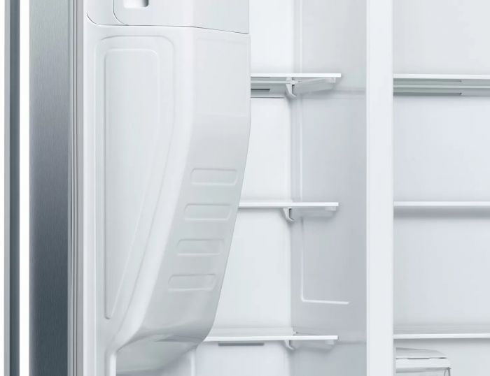 Холод. SBS Bosch KAI93VI304, 179х71х91см, 2 дв., Холод.відд. - 368л, Мороз. відд. - 165л, A++, NF, Нержавійка
