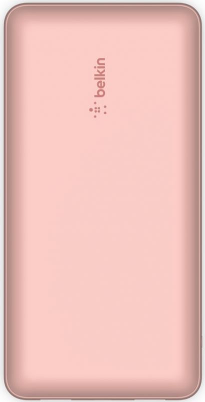 Універсальна літієва батарея Power Bank Belkin 20000mAh 15W Dual USB-A, USB-C Rose Gold