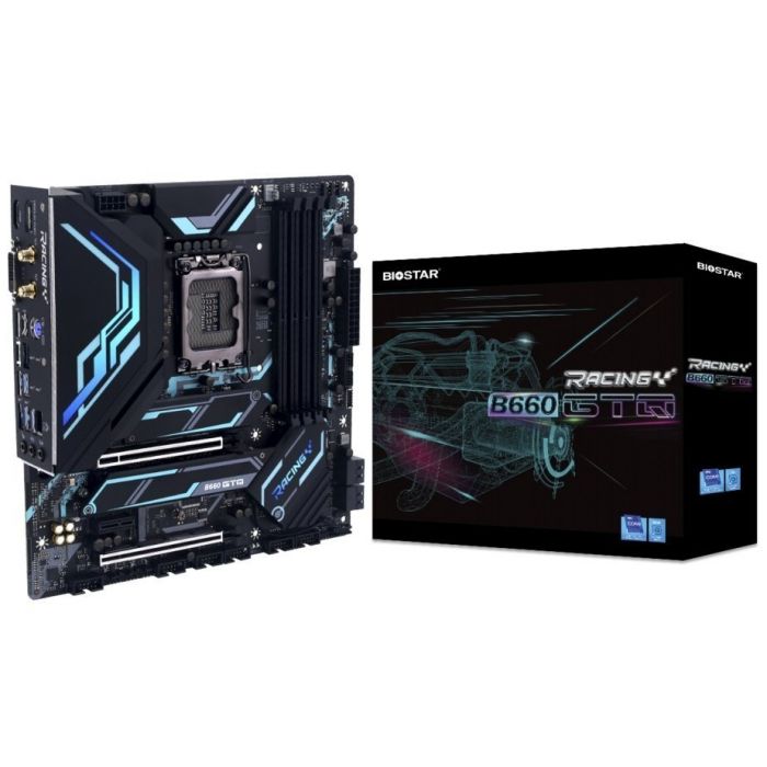 Материнська плата Biostar B660GTQ B660 Socket 1700 4xDDR4 DVI HDMI DP M.2 mATX