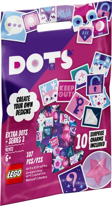 Конструктор LEGO DOTS Додаткові елементи – випуск 3 41921