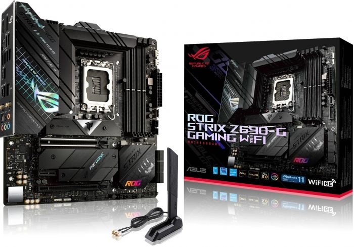 Материнcька плата ASUS STRIX Z690-G GAMING WIFI s1700 Z690 4xDDR5 M.2 HDMI-DP Wi-Fi BT mATX