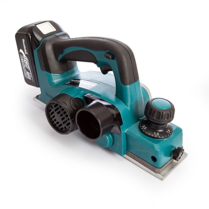 Рубанок Makita DKP180Z акум., 18В, 14000 об/хв, 82 мм, 2мм, 3.4 кг, SOLO