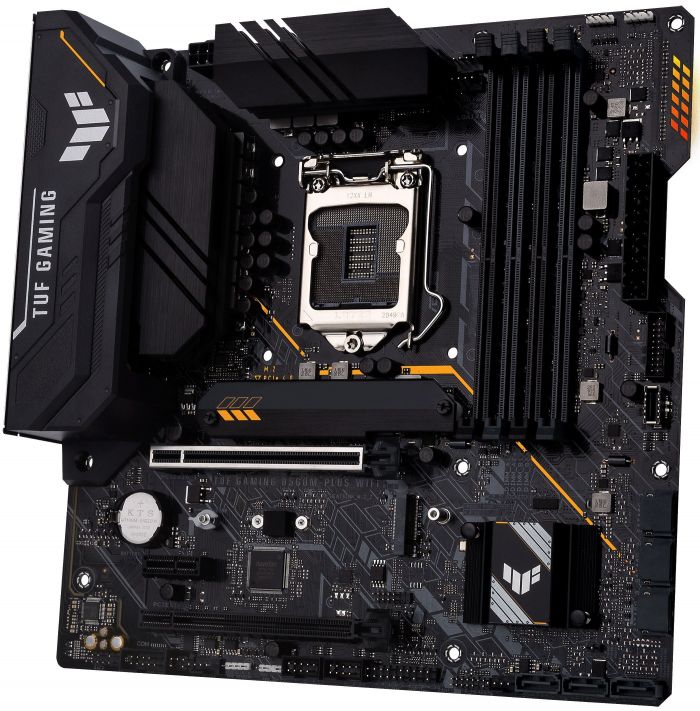 Материнcька плата ASUS TUF GAM B560M-PLUS WIFI s1200 B560 4xDDR4 M.2 HDMI-DP Wi-Fi BT mATX