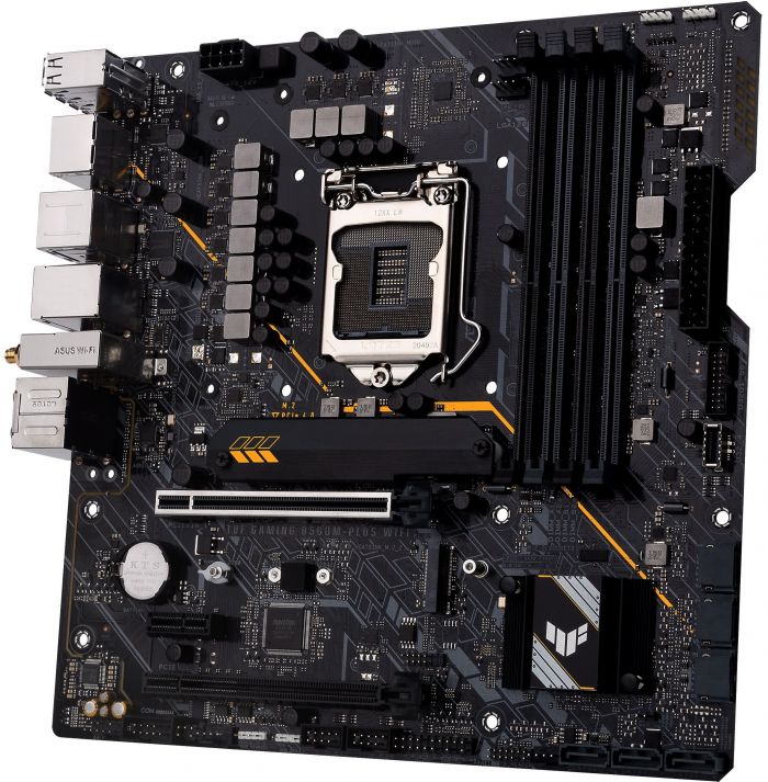Материнcька плата ASUS TUF GAM B560M-PLUS WIFI s1200 B560 4xDDR4 M.2 HDMI-DP Wi-Fi BT mATX