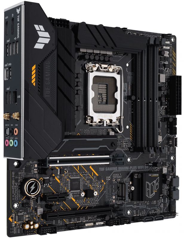 Материнcька плата ASUS TUF GAM B660M-PLUS WIFI s1700 B660 4xDDR5 M.2 HDMI-DP Wi-Fi BT mATX