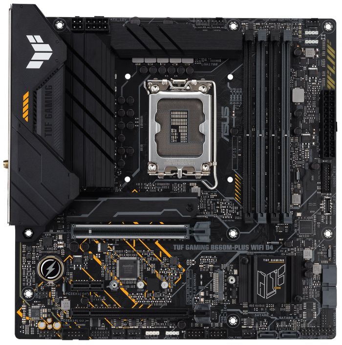 Материнcька плата ASUS TUF GAM B660M-PLUS WIFI s1700 B660 4xDDR5 M.2 HDMI-DP Wi-Fi BT mATX