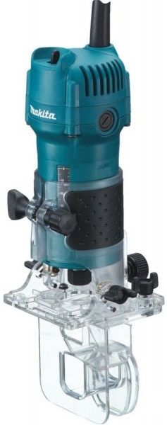 Фрезер Makita 3710, 530 Вт, 3000 об/хв, 6 мм, 1.5 кг