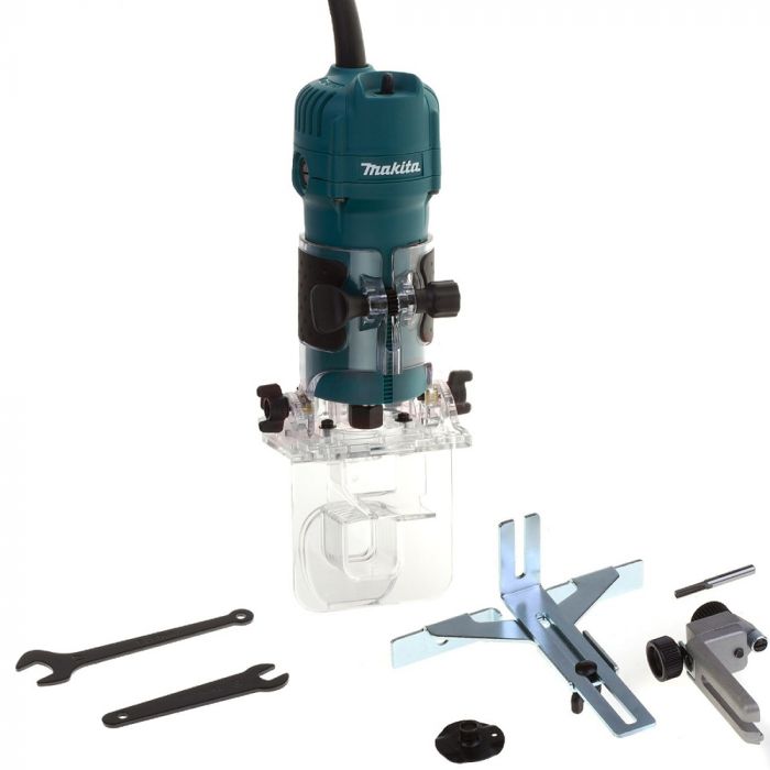 Фрезер Makita 3710, 530 Вт, 3000 об/хв, 6 мм, 1.5 кг