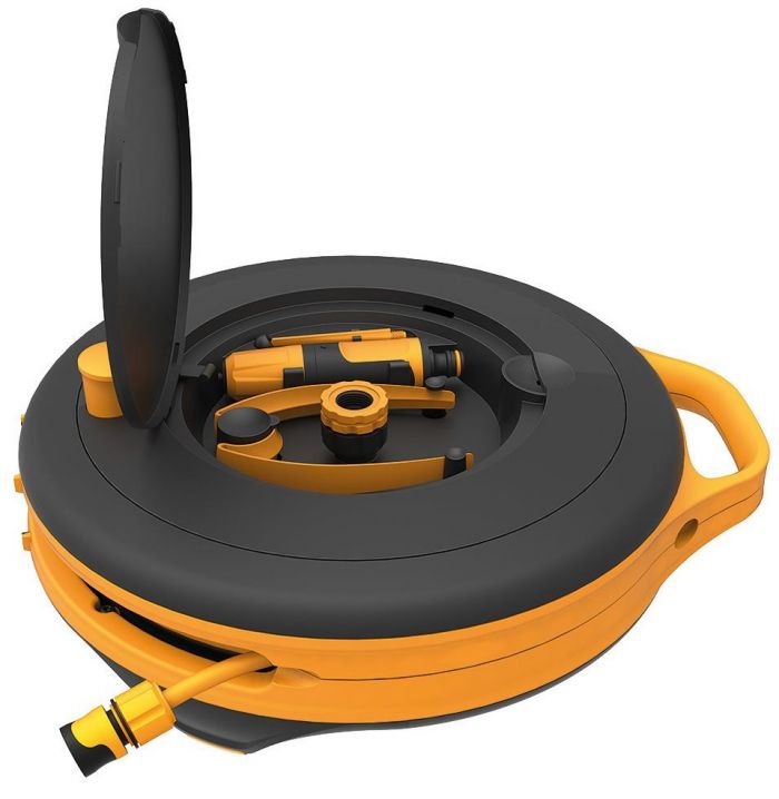 Fiskars Котушка зі шлангом Watering 9мм (3/8") 15м та набором аксесуарів, 44 см, 3020г