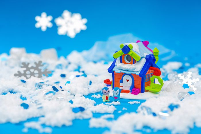 Ігрова фігурка Jazwares Nanables Small House Зимовий дивосвіт, Лижний будиночок Схованка