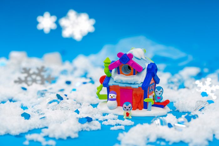 Ігрова фігурка Jazwares Nanables Small House Зимовий дивосвіт, Лижний будиночок Схованка