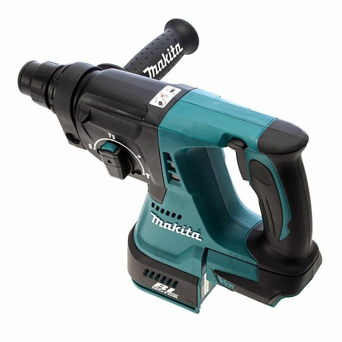 Перфоратор Makita DHR242RFJ, акум, 18В LXT, 3Ah 2шт., SDS-Plus, 2.4 Дж, 3.3кг