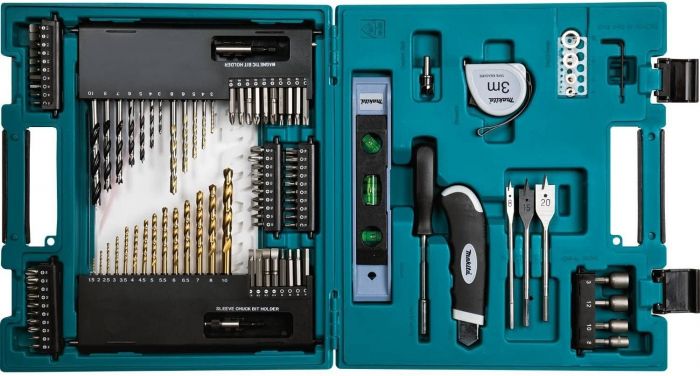Набір біт та свердел Makita D-31778, комбінований, 104 шт., кейс
