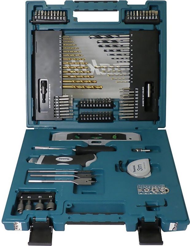 Набір біт та свердел Makita D-31778, комбінований, 104 шт., кейс
