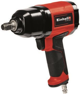 Гайковерт Einhell TC-PW 340 пневматичний, 340 Нм, 6.3 бар, 142 л/хв, 1.9 кг