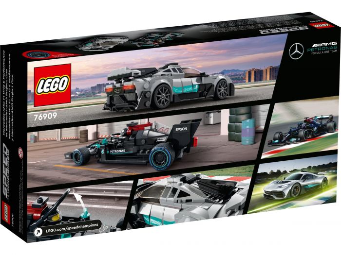 Конструктор LEGO Speed Champions Mercedes-AMG F1 W12 E Performance та Mercedes-AMG Project One 76909