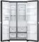 Холодильник SBS LG GC-B257SBZV, 179х74х91см, 2 дв., Холод.відд. - 414л, Мороз. відд. - 233л, A+, NF, Інв., Зона свіжості, Внутрішн. дисплей, Матовий чорний
