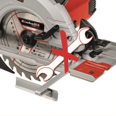 Пила циркулярна Einhell TE-CS 190/1, 1500Вт, диск 190х30х2.4мм, 6.47кг