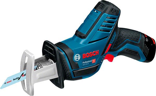 Пила шабельна Bosch GSA 12V-14, акум., 12В, хід 14.5, 3000 хід/хв, 1.2кг