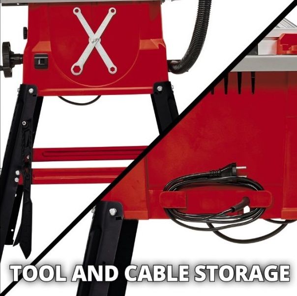 Пила циркулярная Einhell TC-TS 2025/3 eco настольная, 2000Вт, диск 250 мм, 563х583мм, 16.15кг