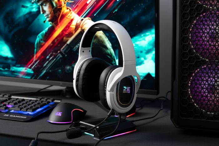 Гарнітура 2E GAMING HG330 RGB USB 7.1 White