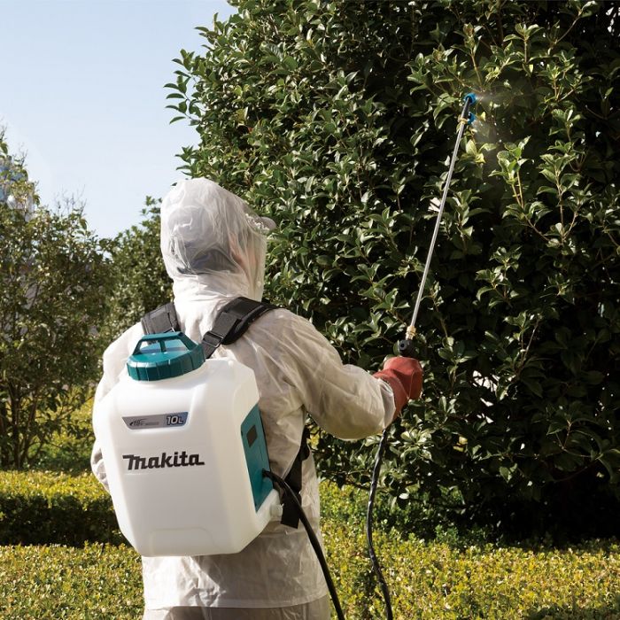 Обприскувач Makita DUS108Z, акумуляторний, 18В, 5 бар, 10 л, 1.7 мм, 4.6 кг, SOLO