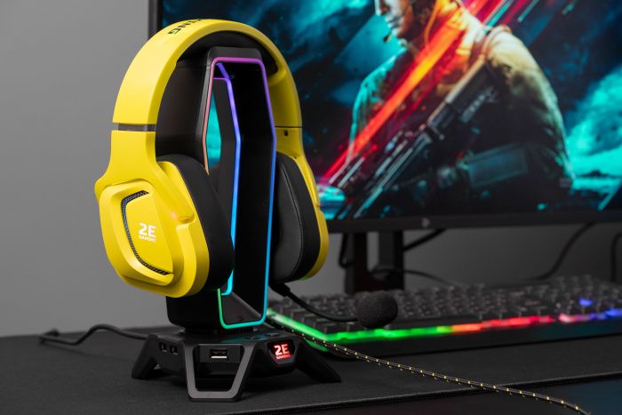 Гарнітура 2E GAMING HG340 RGB 3.5mm Yellow