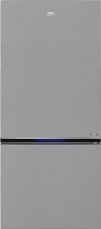 Холод. з нижн. мороз. кам. BEKO RCNE720E30XB, 191х83х75см, 2 дв., Холод.відд. - 430л, Мороз. відд. - 160л, A++, NF, Нержавійка