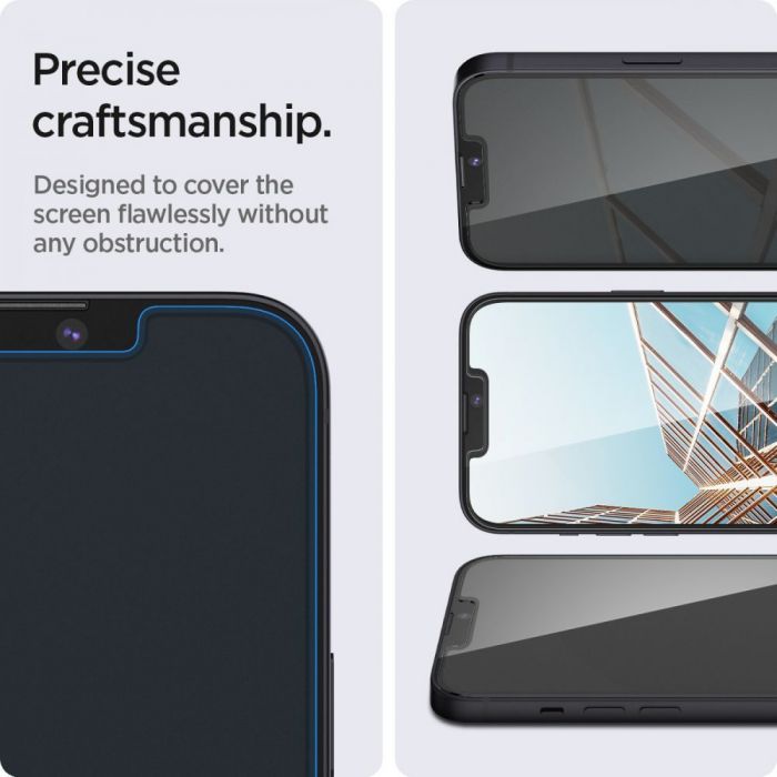 Захисне скло Spigen для Apple Iphone 13 Pro Max tR Slim HD Transparency Sensor Open (Anti-Glare/Privacy/1P)