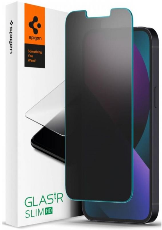 Захисне скло Spigen для Apple Iphone 13 Pro Max tR Slim HD Transparency Sensor Open (Anti-Glare/Privacy/1P)