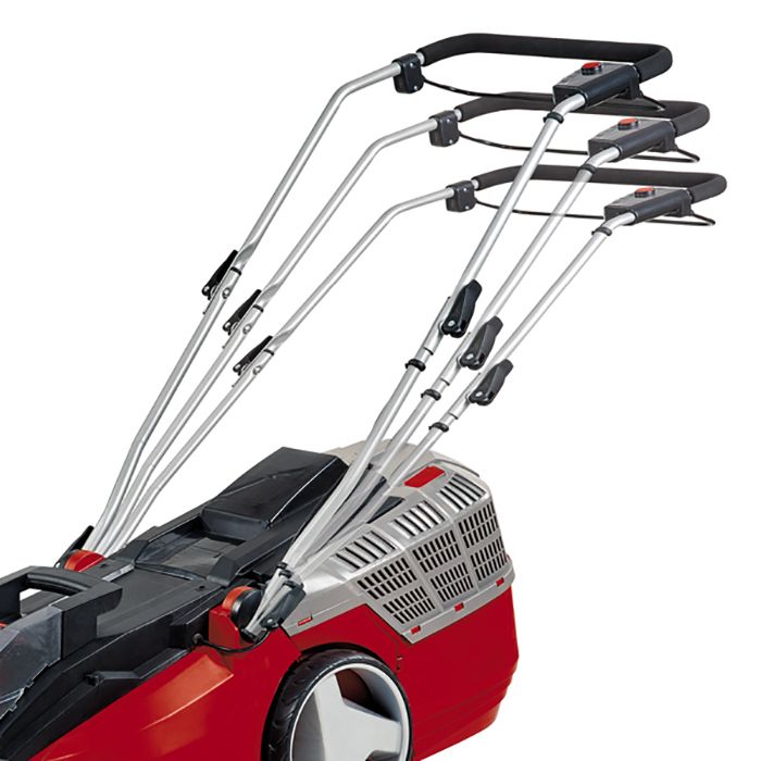 Газонокосарка Einhell GE-CM 43 Li M Kit, PXC, акум., 2x18В 4.0Ah, 43см, 63л, 16.5кг