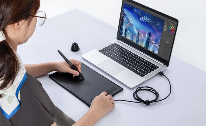 Графічний планшет Huion H580X Black
