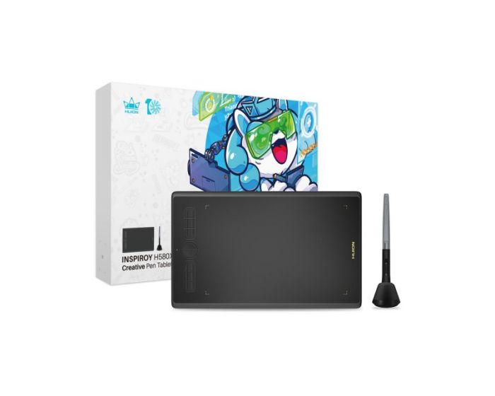 Графічний планшет Huion H580X Black