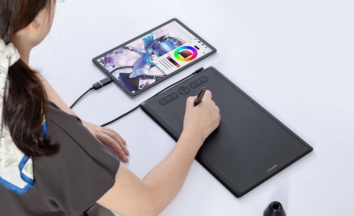 Графічний планшет Huion H610X Black