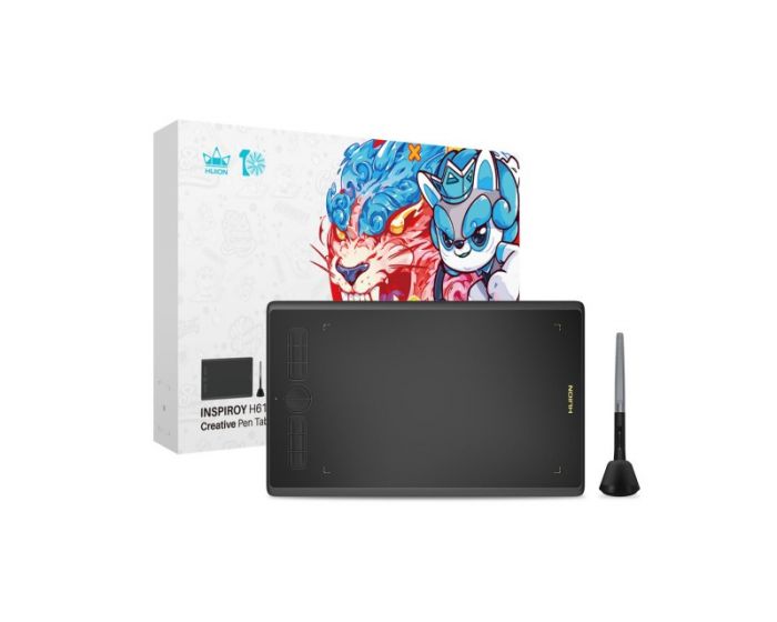 Графічний планшет Huion H610X Black