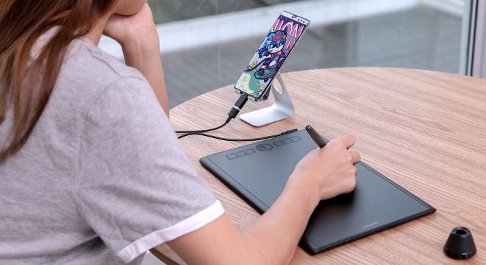 Графічний планшет Huion H610X Black