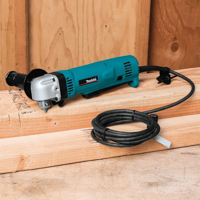 Кутова дриль Makita DA3010F, 450 Вт, 2400 об/хв, 1.5-10мм, 1.6кг