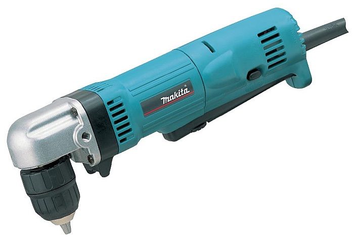Кутова дриль Makita DA3011F, 450 Вт, 2400 об/хв, 1.5-10мм, 1.6кг