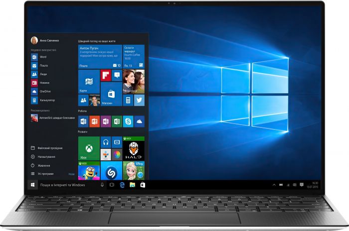 Ноутбук Dell XPS 13 2-in-1 (9310) 13.4UHD+ Touch/Intel i7-1165G7/16/512F/int/W11P/Silver