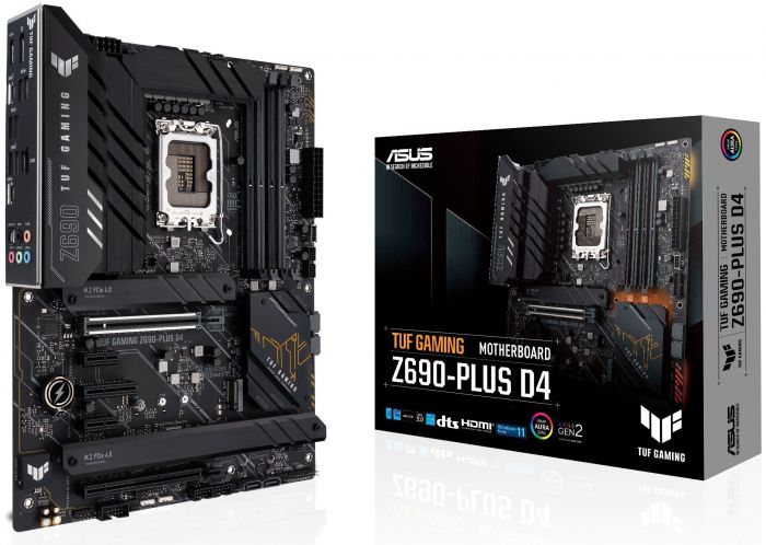 Материнcька плата ASUS TUF GAMING Z690-PLUS D4 s1700 Z690 4xDDR4 M.2 HDMI-DP ATX