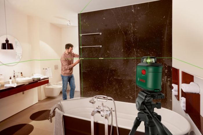 Нівелір лазерний Bosch UniversalLevel 360 Set +TT150 і висок, діапазон± 4 °,± 0.4 мм на 30 м до 24 м, 0.56 кг
